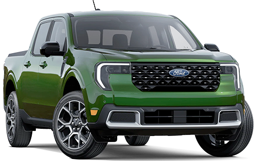 A green Ford Maverick® LARIAT® pickup
