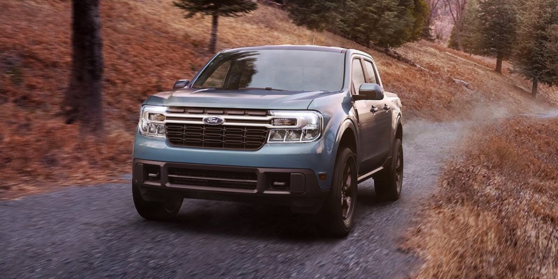 Light Blue Ford Maverick