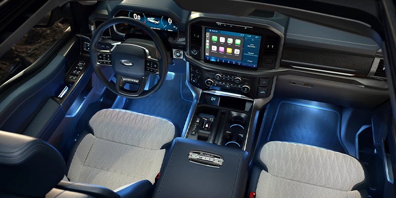 Ford F-150 interior view
